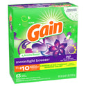 Gain Powder Laundry Detergent, Moonlight Breeze Scent, 93 oz, 63 Loads