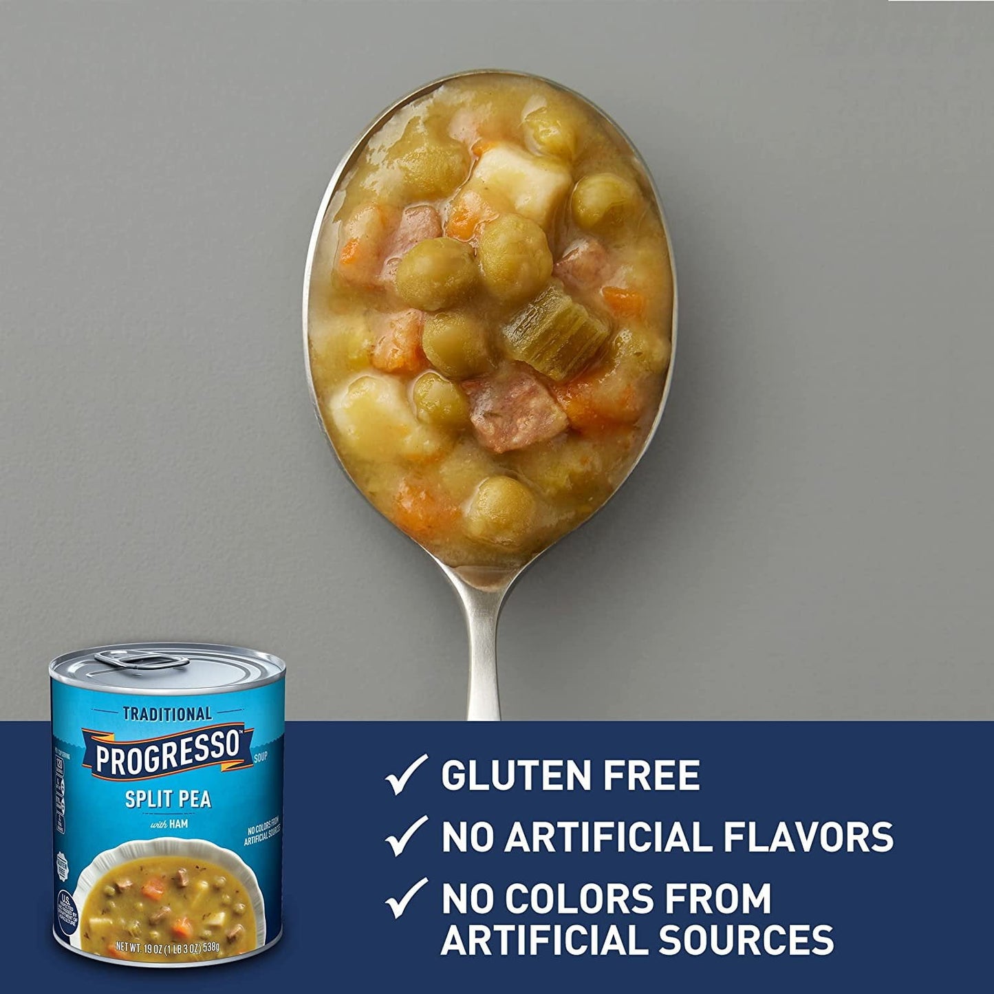 Progresso Traditional, Split Pea with Ham Soup, 19 oz.