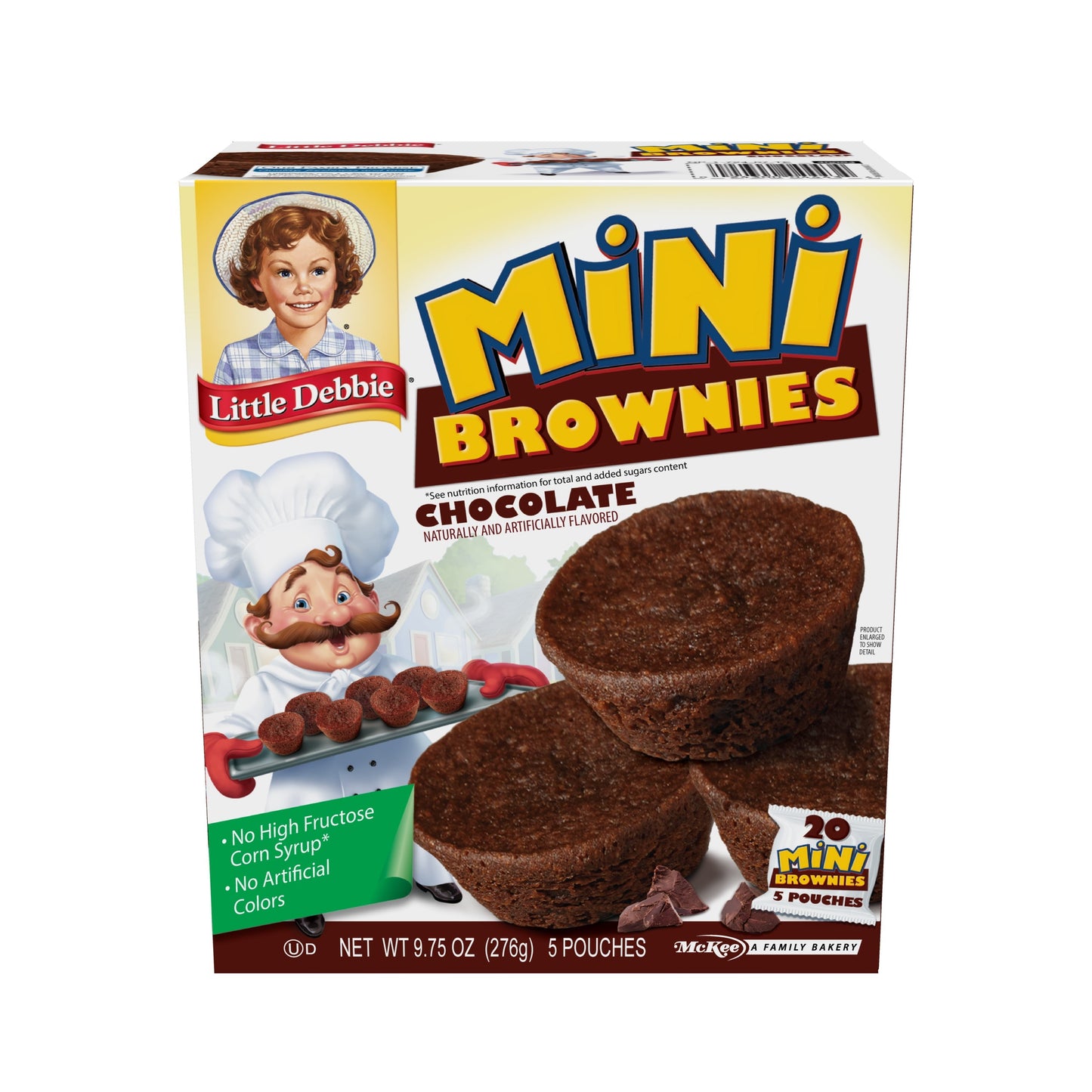 Snack Cakes, Little Debbie Family Pack Mini Brownies