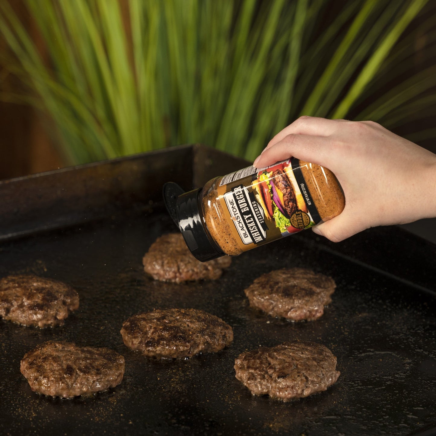 Blackstone Whiskey Burger Seasoning Gourmet Griddle Blend, 9.6 oz