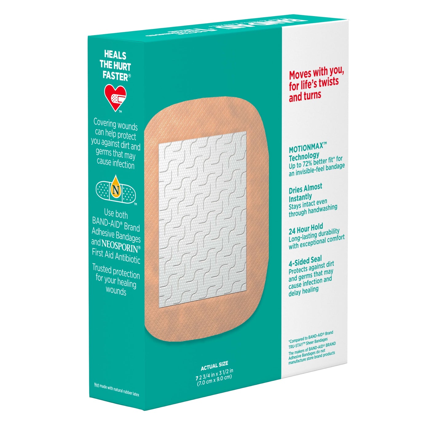 Band-Aid Brand Skin-Flex Adhesive Bandages, Extra Large, 7 ct