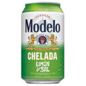 Modelo Chelada Limon y Sal Mexican Import Flavored Beer, 12 Pack Beer, 12 fl oz Cans, 3.5% ABV