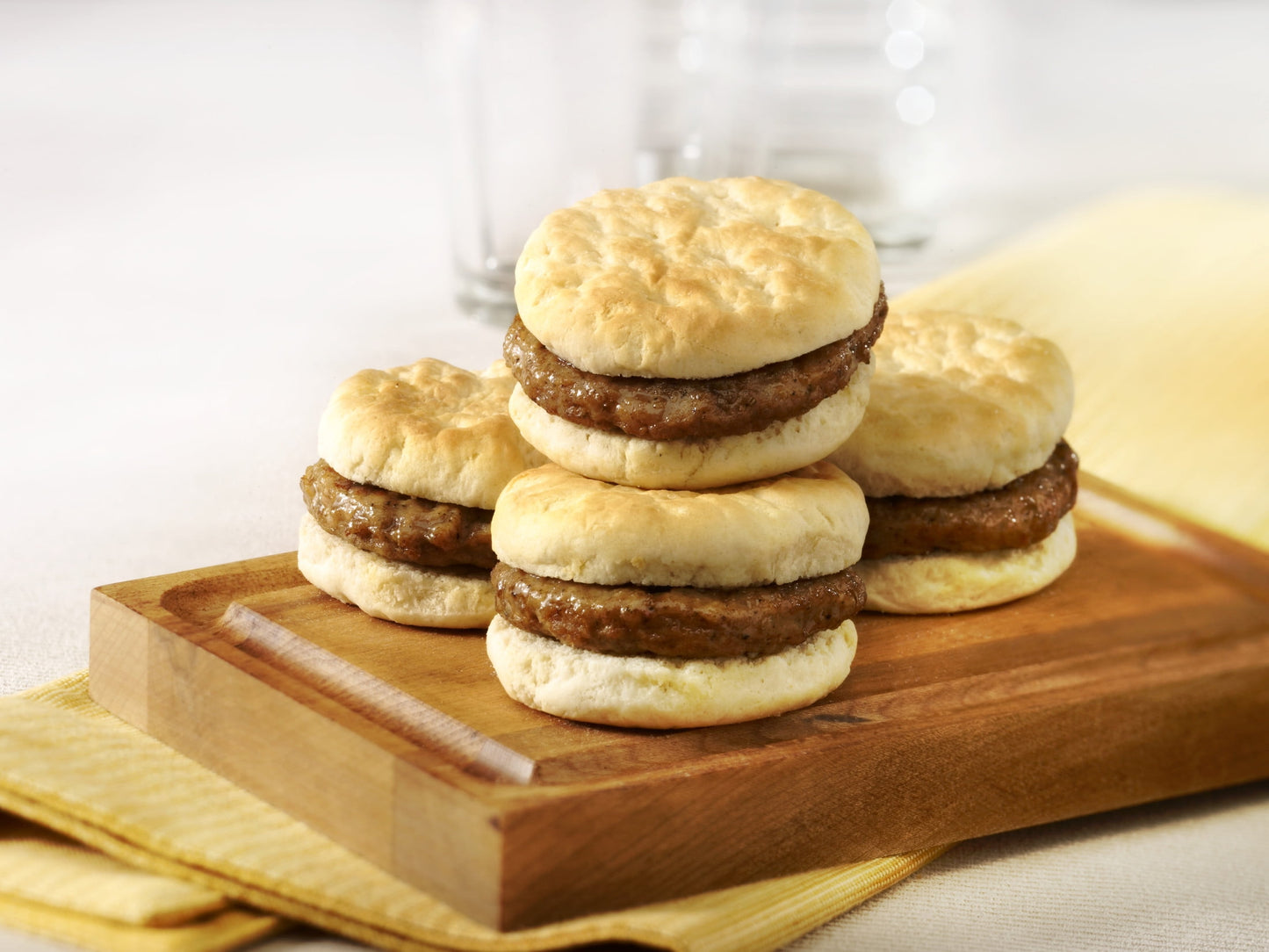 Jimmy Dean Sausage Biscuit Snack Size Sandwiches, 17 oz, 10 Ct (Frozen)