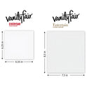 Vanity Fair Everyday Disposable Paper Napkins, White, 100 Count