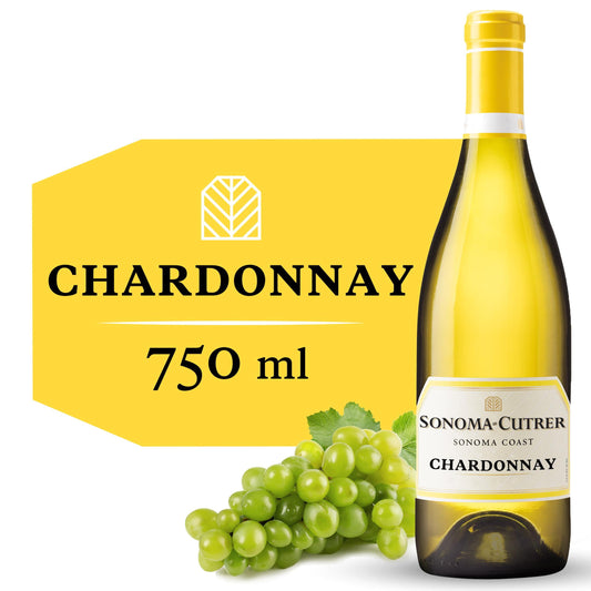 Sonoma-Cutrer Sonoma Coast Chardonnay White Wine, 750 mL Bottle