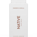 Native Natural Body Wash, Coconut & Vanilla, Sulfate Free, Paraben Free, 18 oz