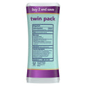 Degree Advanced Long Lasting Women's Antiperspirant Deodorant Stick Twin Pack, Sexy Intrigue, 2.6 oz