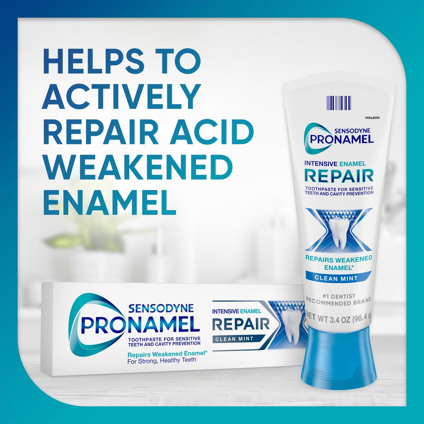 Sensodyne Pronamel Intensive Enamel Repair Sensitive Toothpaste, Clean Mint, 3.4 Oz