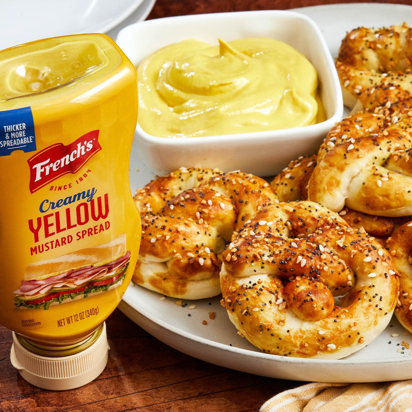 French's Creamy Mustard Yellow, 12 oz Mustards