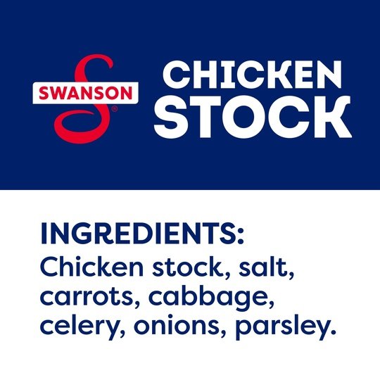 Swanson 100% Natural, Gluten-Free Chicken Stock, 32 oz Carton