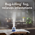 Raid Max Mess Free Dry Fogger, Deep-Penetrating Bug Killing Fog for the Home, 3 Count