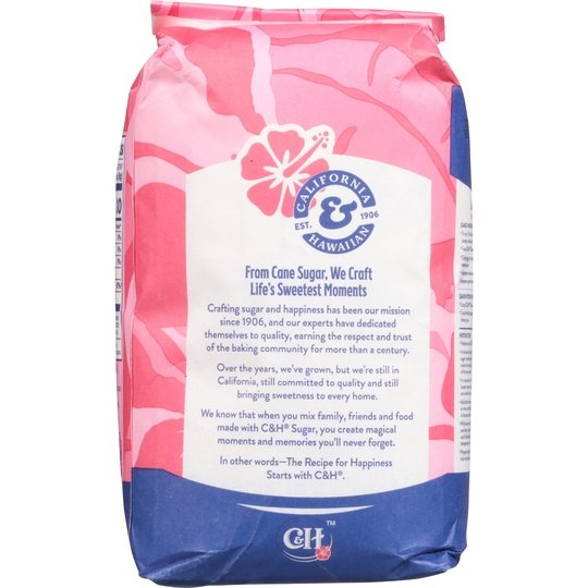 C&H Premium Pure Cane Granulated Sugar, 4 lb