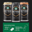 Starbucks Nitro Cold Brew Vanilla Sweet Cream Premium Coffee Drink, 9.6 oz Can