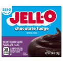 Jell-O Chocolate Fudge Artificially Flavored Zero Sugar Instant Reduced Calorie Pudding & Pie Filling Mix, 1.4 oz Box