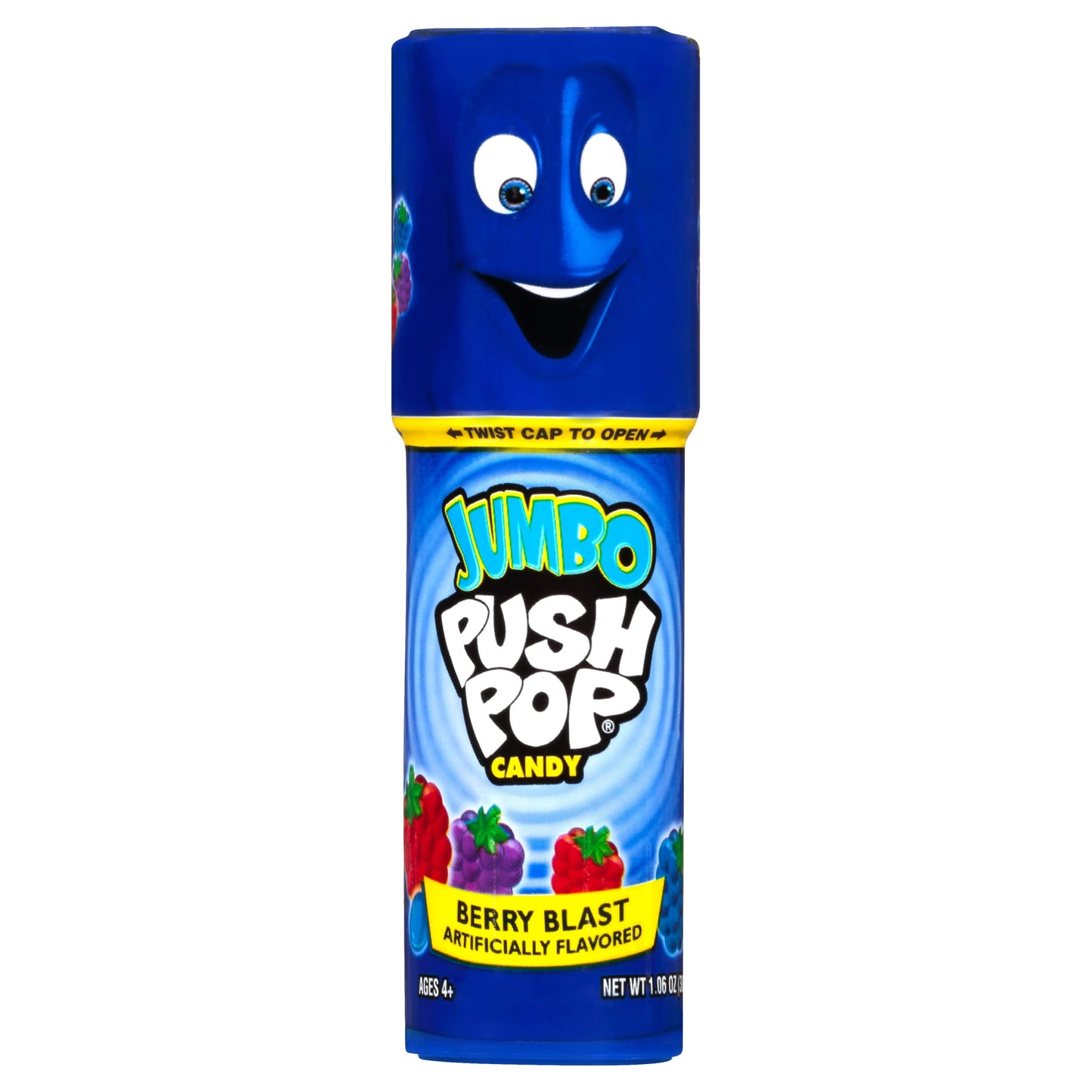 Jumbo Push Pop, Assorted Flavor Spring Lollipop, 1.06oz