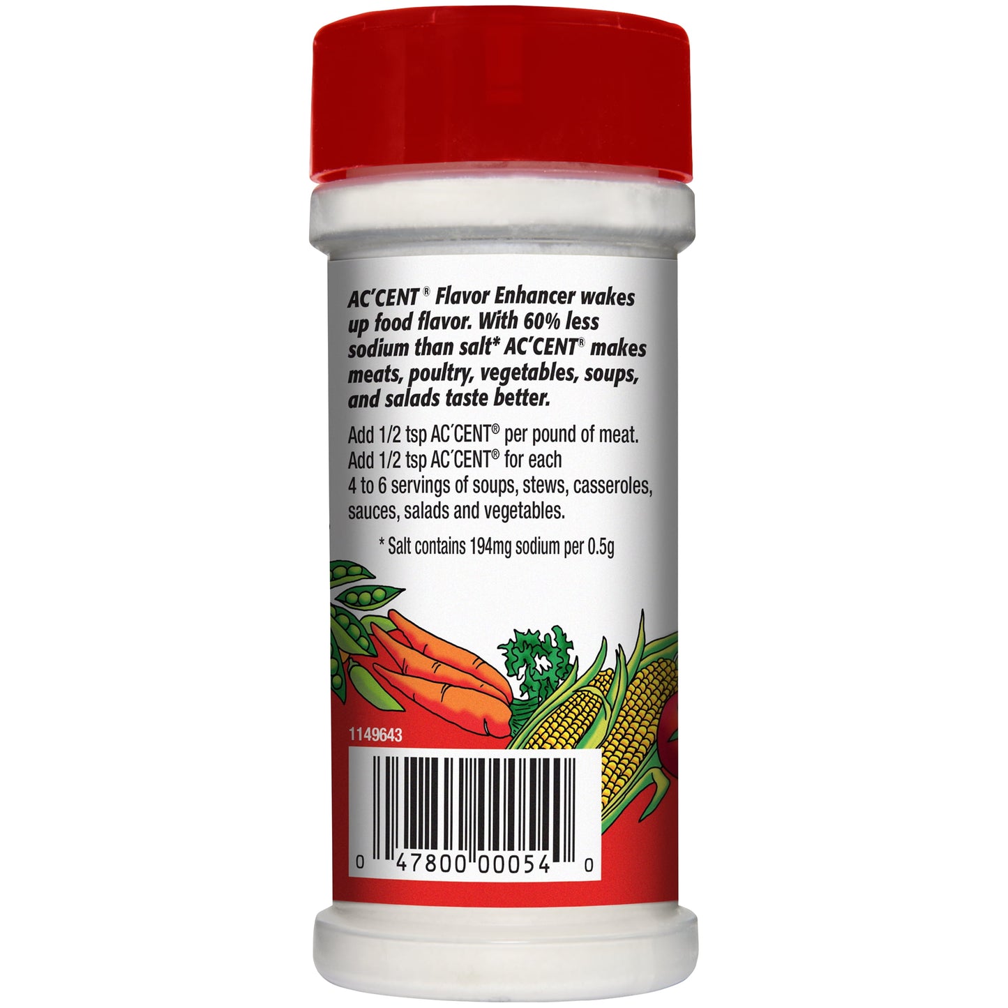 Accent Flavor Enhancer, 4.5 oz