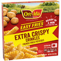 Ore-Ida Ready in 5 Extra Crispy Crinkle Cut Fries, French Fried Microwavable Frozen Potatoes, 4.75 oz Box