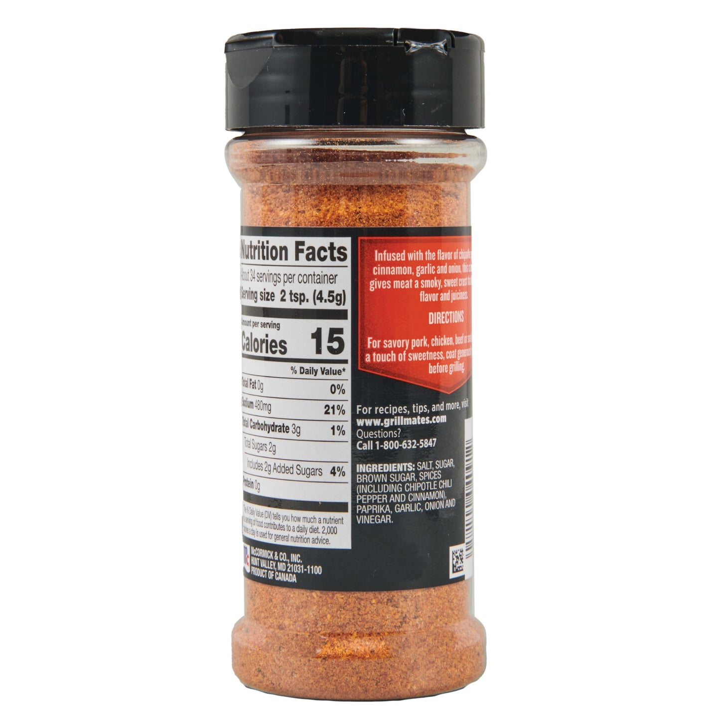 McCormick Grill Mates Sweet & Smoky Rub, 5.37 oz Mixed Spices & Seasonings