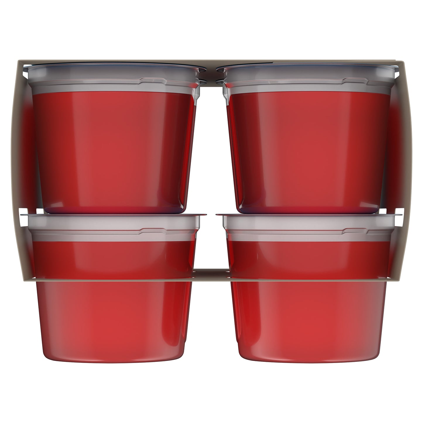 Jell-O Original Strawberry Jello Cups Gelatin Snack Value Pack, 8 Ct Cups