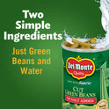 Del Monte Green Beans, No Salt Added, 14.5 oz Can