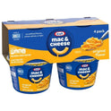 Kraft Original Mac N Cheese Macaroni and Cheese Cups Easy Microwavable Dinner, 4 ct Pack, 2.05 oz Cups