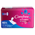 Carefree ACTi-Fresh Thin Pantiliners To Go, Unscented, 60 Ct