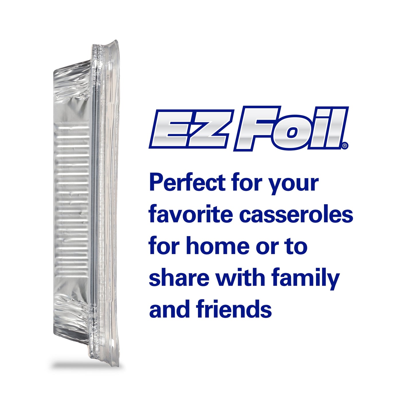 EZ Foil Disposable Casserole Pans, 11.75 x 11.25 inch, 2 Count