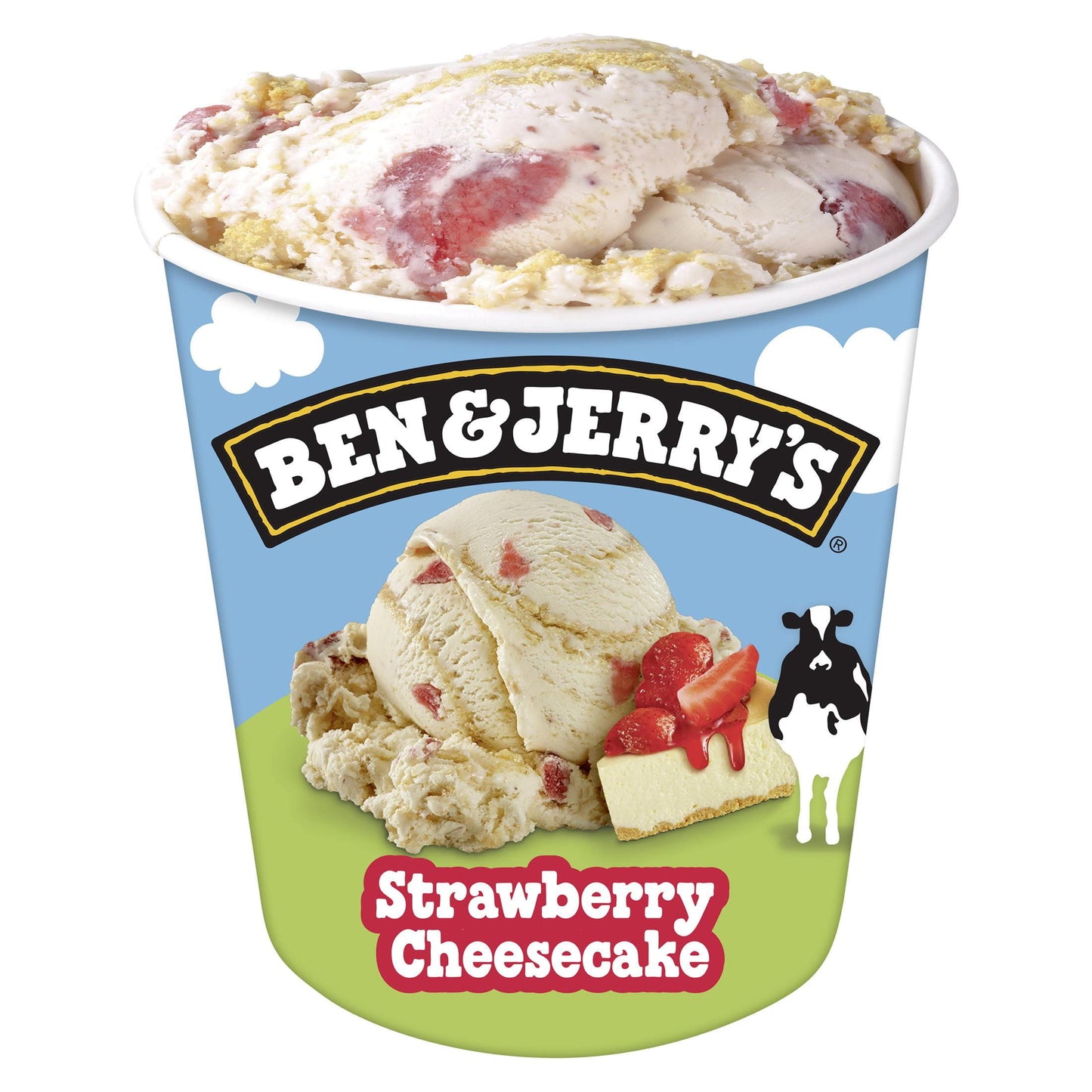 Ben & Jerry's Strawberry Cheesecake Ice Cream, 16 oz