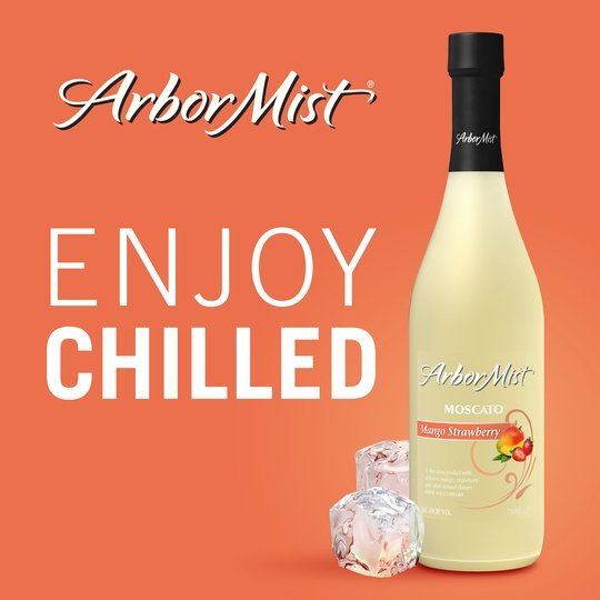 Arbor Mist, Mango Strawberry Moscato Fruit Wine, 750ml Bottle