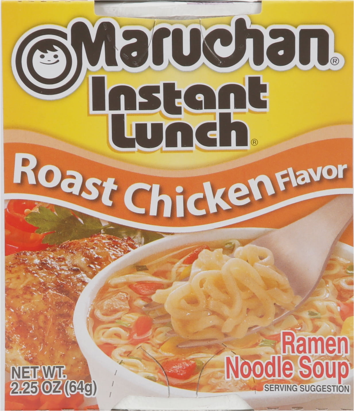 Maruchan Instant Lunch Roast Chicken Flavor Soup, 2.25 oz Shelf Stable Cup