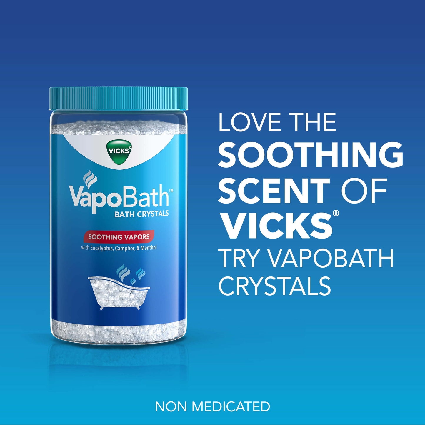 Vicks Vapo Shower, Dissolvable Shower Tablets for Cold Relief, Soothing and Non-Medicated, 3 Ct