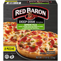 Red Baron Deep Dish Supreme Frozen Pizza 2 Count 11.5 oz