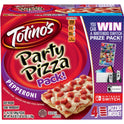 Totino's Party Pizza Pack, Pepperoni Flavored, Frozen Pizza, 4 Ct
