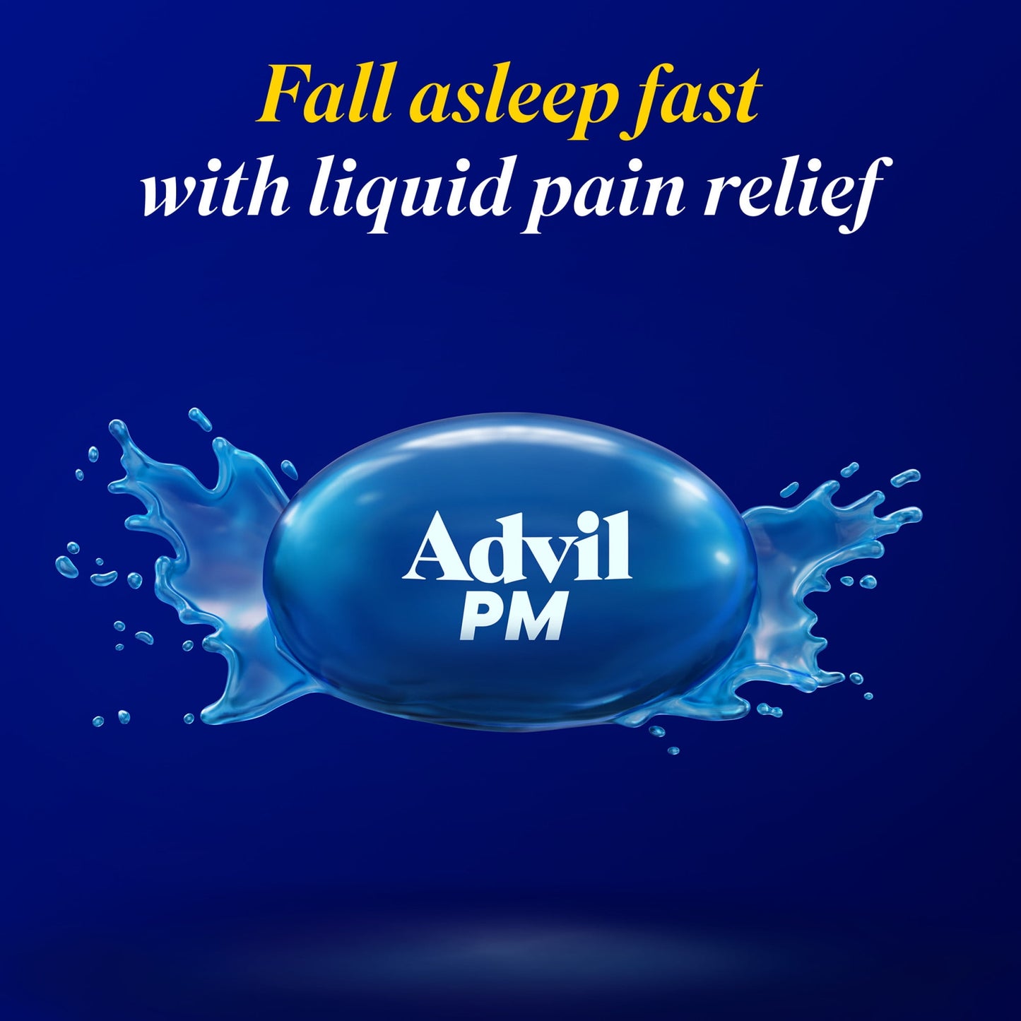 Advil PM Ibuprofen Liqui-Gels Sleep Aid Pain and Headache Reliever, 200 Mg Liquid Filled Capsules, 80 Count