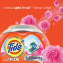 Tide Pods Laundry Detergent Soap Packs with Downy, April Fresh, 85 Ct