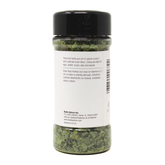 Badia Chives, Spices & Seasoning, 0.25 oz Bottle