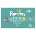 Pampers Baby Dry Diapers Size 2, 112 Count