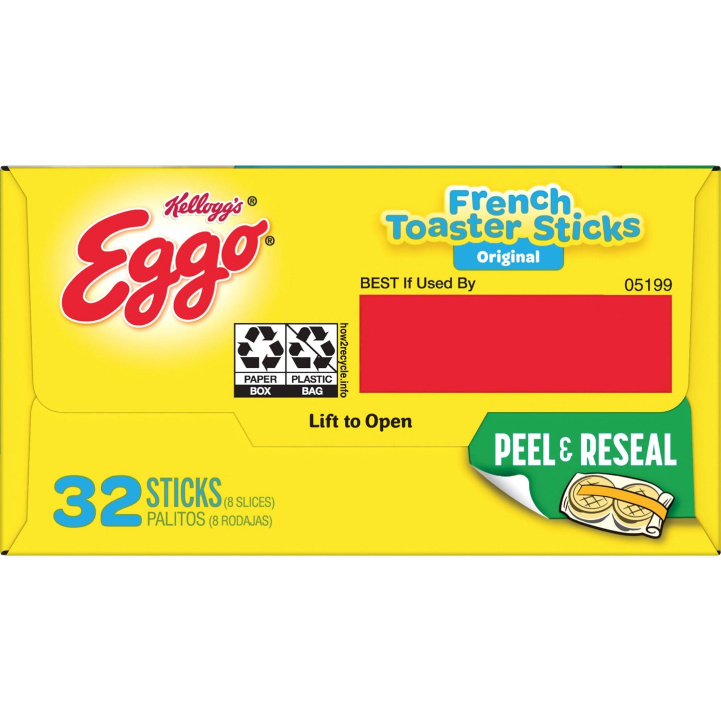 Eggo Original French Toast Sticks, 12.7 oz, 32 Count (Frozen)