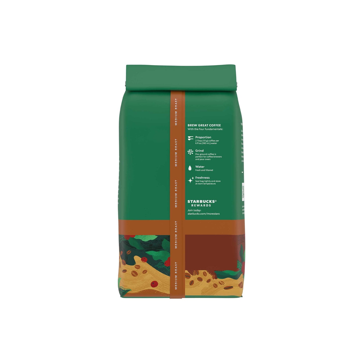 Starbucks Arabica Beans Decaf House Blend, Medium Roast, Ground Coffee, 12 oz