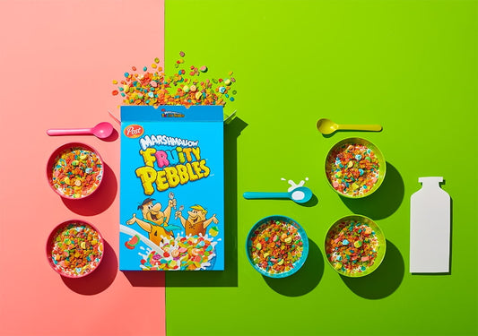 Post Fruity PEBBLES Marshmallow Cereal, 18 OZ Box