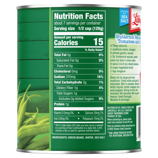 Libby's Canned Cut Green Beans, 28 oz Can