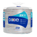 Dixie Disposable Paper Plates, Multicolor, 10 in, 210 Count