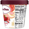 Haagen Dazs Strawberry Ice Cream, Gluten Free, Kosher, 1 Package, 14oz