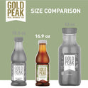 Gold Peak Real Brewed Tea Zero Sugar Diet, Bottled Tea Drink, 16.9 fl oz, 6 Bottles