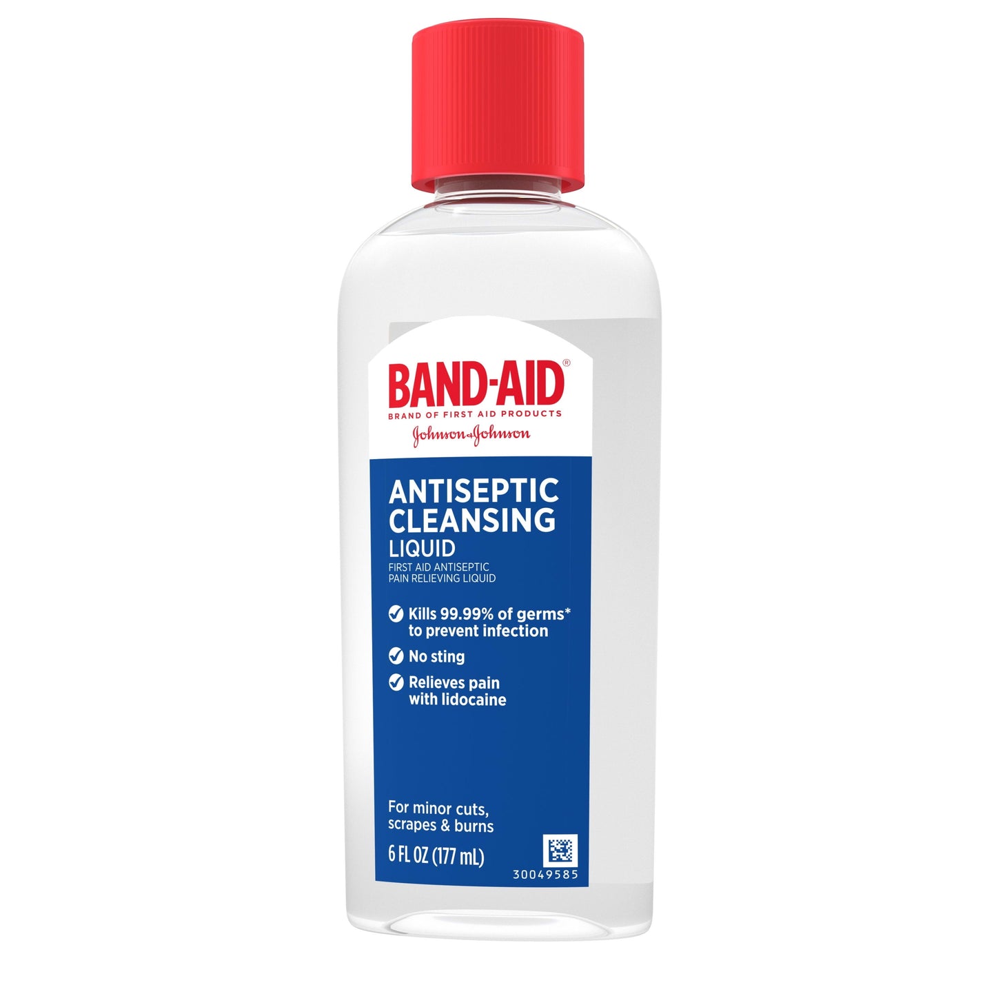 Band-AidBrand Pain Relieving Antiseptic Cleansing Liquid, 6 fl. Oz