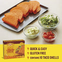 Old El Paso Stand 'N Stuff Bold Nacho Cheese Flavored Taco Shells, 10-Count