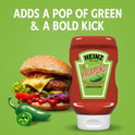 Heinz Tomato Ketchup Blended With Jalapeno, 14 oz Squeeze Bottle