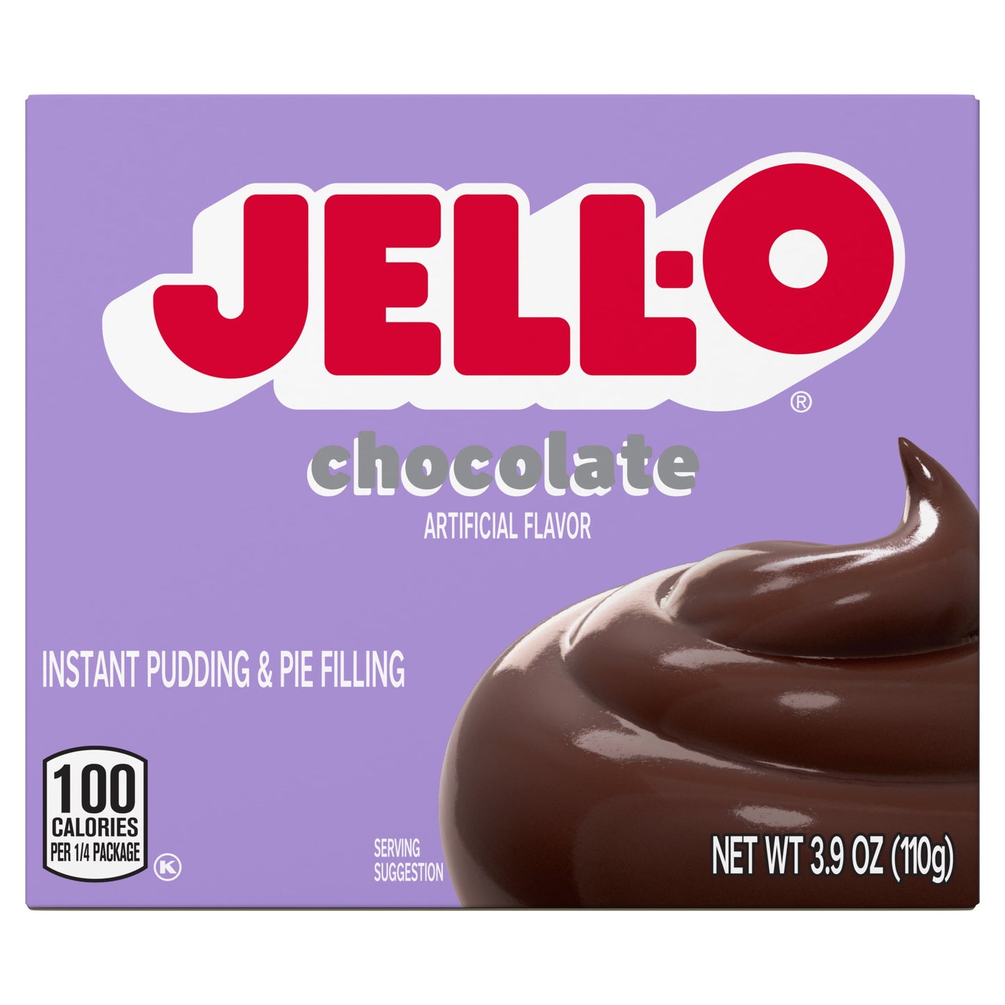 Jell-O Chocolate Artificially Flavored Instant Pudding & Pie Filling Mix, 3.9 oz. Box