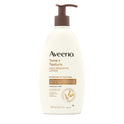 Aveeno Tone + Texture Renewing Hand and Body Lotion for Sensitive Skin, Fragrance Free, 18 oz