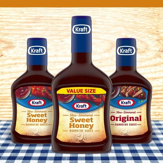 Kraft Sweet Honey Slow-Simmered Barbecue BBQ Sauce Value Size, 40 oz Bottle